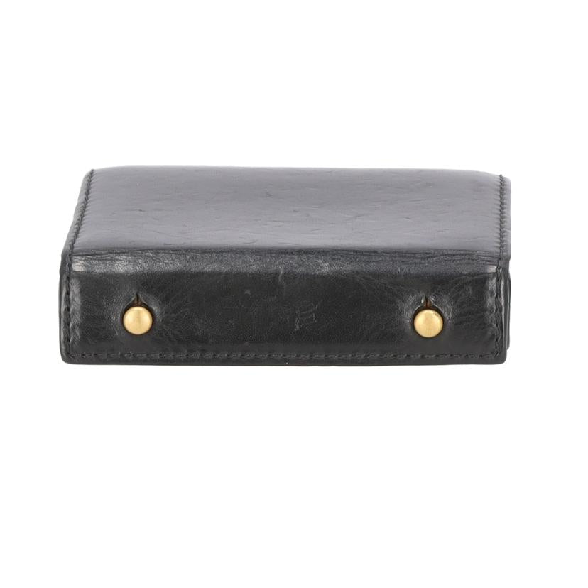 m+ ミッレフォッリエ/エムピウ/コンパクト財布/ブラック//Bランク/18