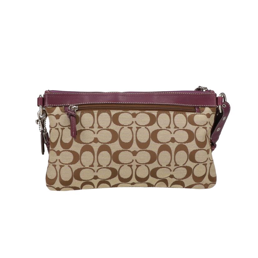 COACH コーチ/シグネチャー/セミショルダーバッグ//Aランク/18