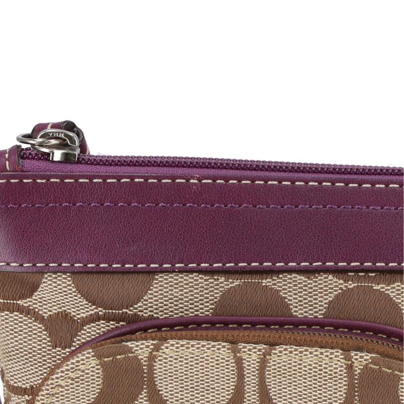 COACH コーチ/シグネチャー/セミショルダーバッグ//Aランク/18