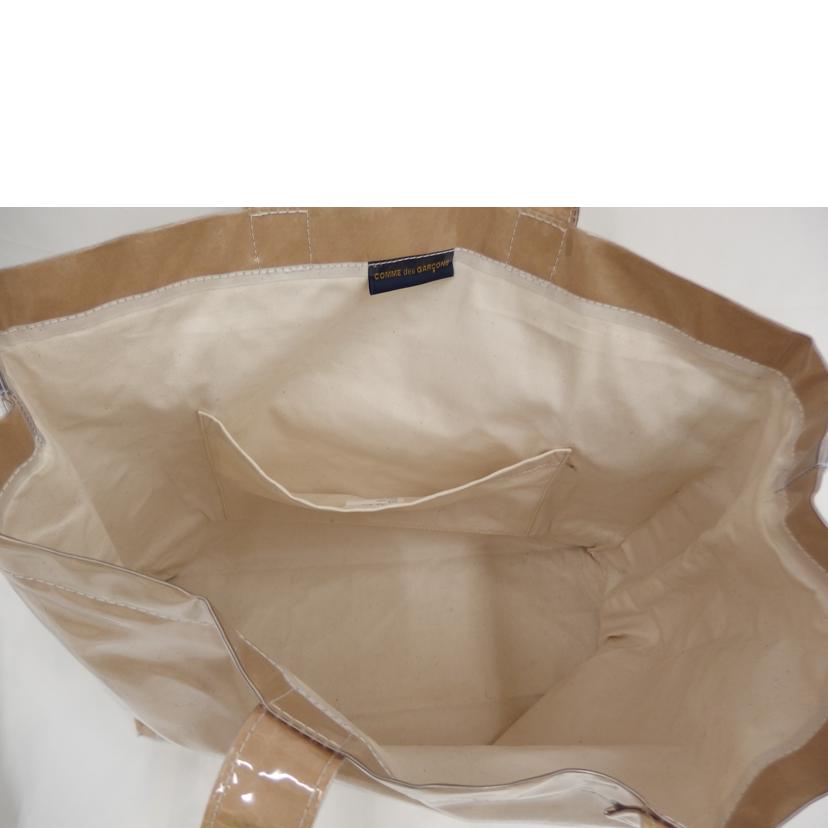 COMME des GARCONS/COMME des GARCONSクラフトビニールトートバッグ/GO-K 201//ABランク/82