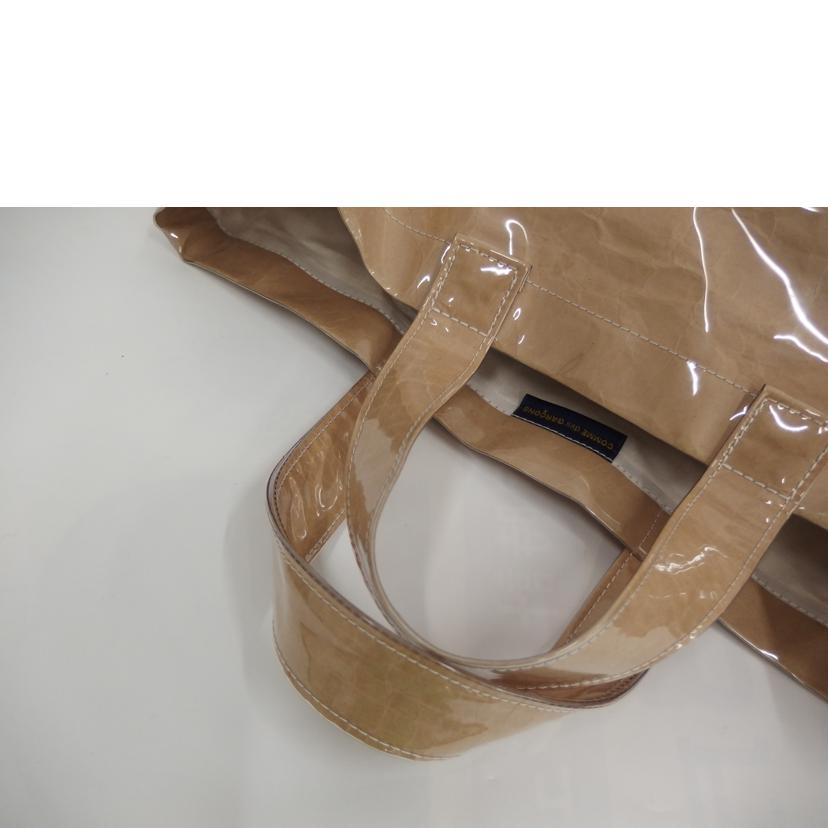 COMME des GARCONS/COMME des GARCONSクラフトビニールトートバッグ/GO-K 201//ABランク/82