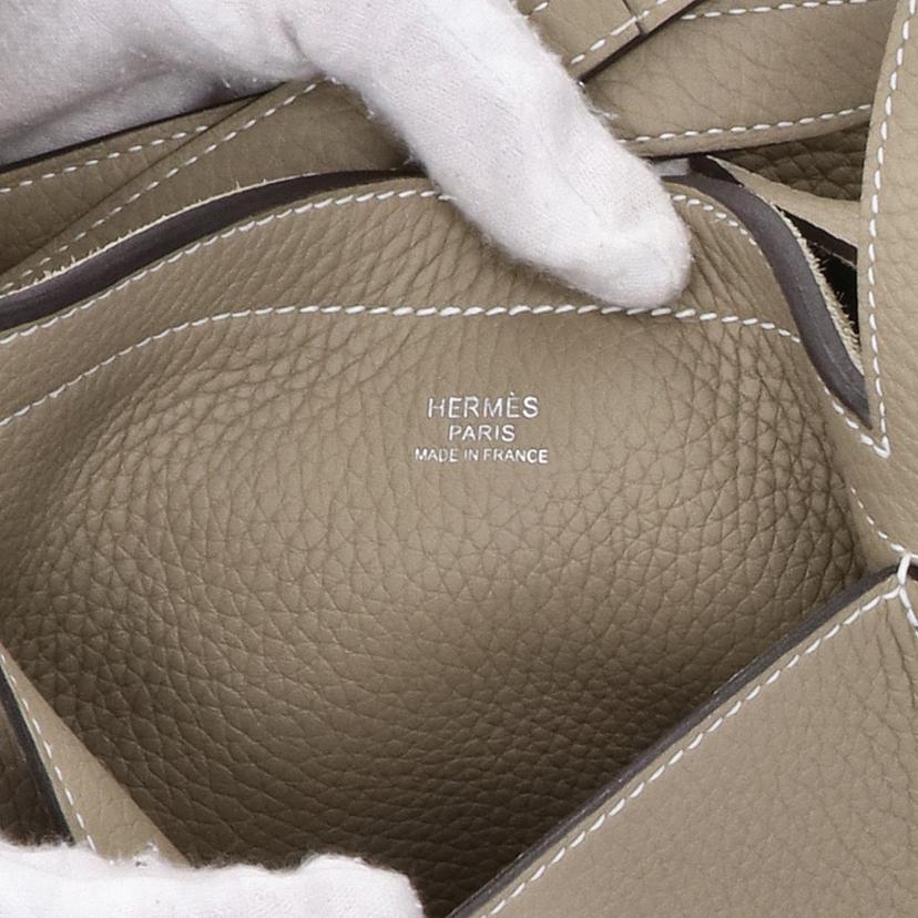 HERMES エルメス/カバセリエ46/エトゥープ/トリヨンクレマンス//W/SAランク/91