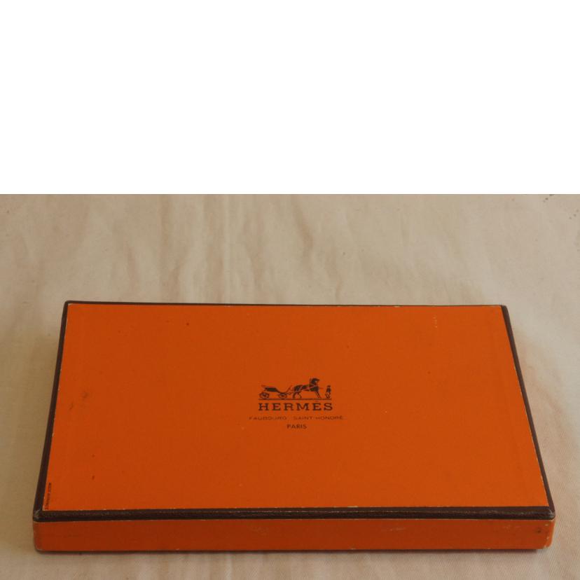 HERMES エルメス/ビンテージオオサカ札入れボックスカーフ//○Rx/Aランク/92