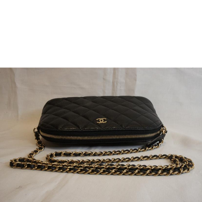 CHANEL シャネル/タイムレスクラシックキャビアスキンチェーンショルダークラッチポーチ/AP4016//AEK*****/Aランク/92