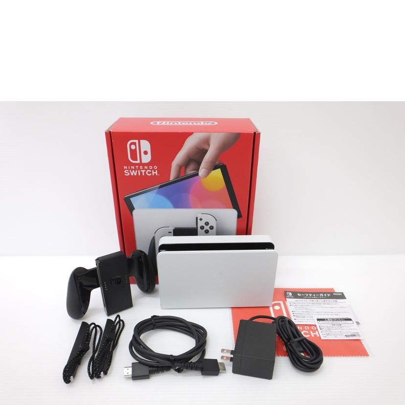 nintendo 任天堂/有機ELモデルスイッチ本体ホワイト/HEG-S-KAAAA//XTJ50065091895/ABランク/88