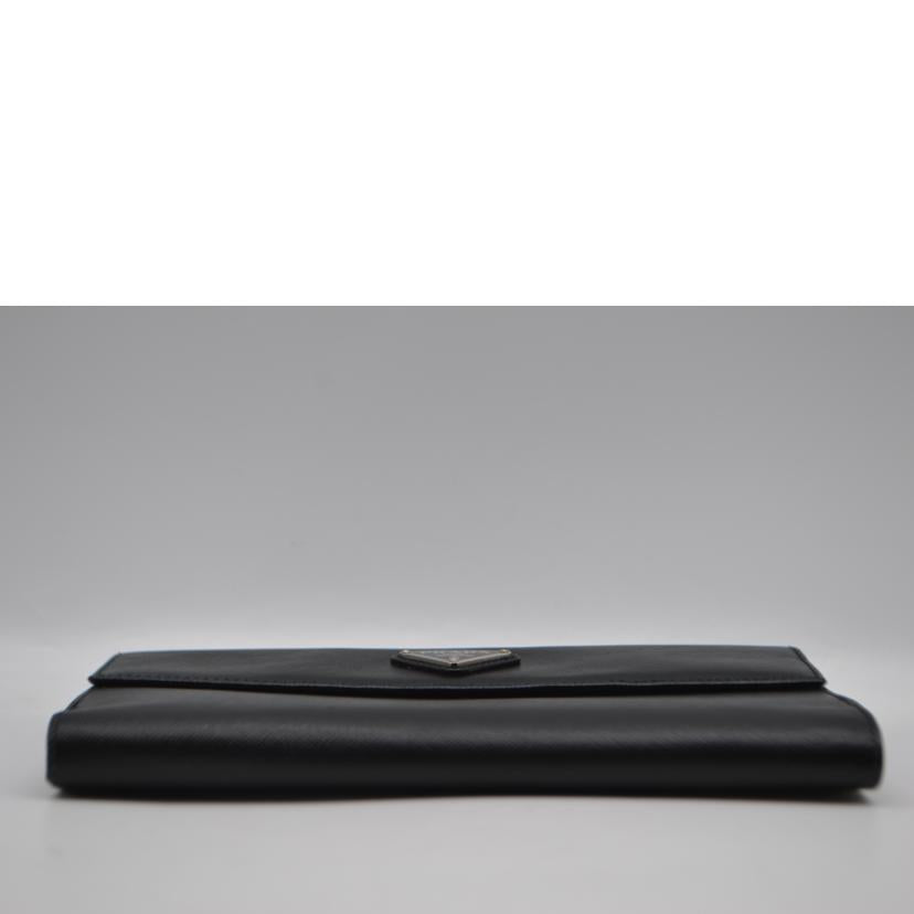 PRADA プラダ/サフィアーノメタルジップレザー長財布/ネロ/1M1133//164/ABランク/89