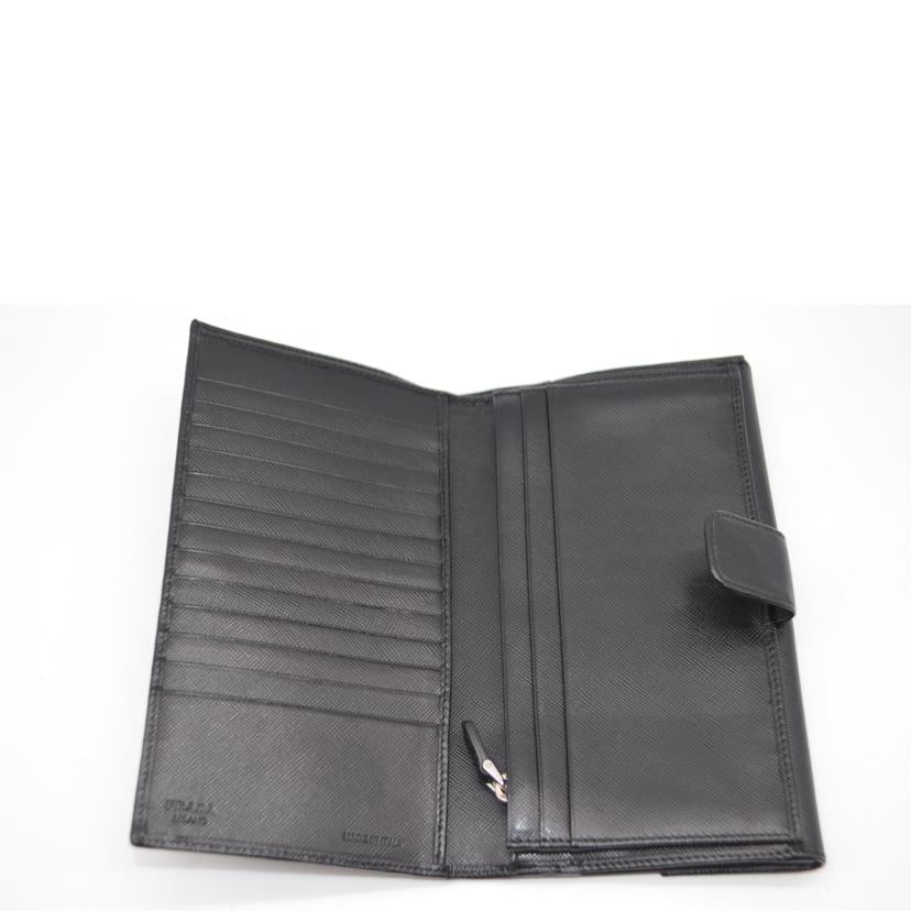 PRADA プラダ/サフィアーノメタルジップレザー長財布/ネロ/1M1133//164/ABランク/89