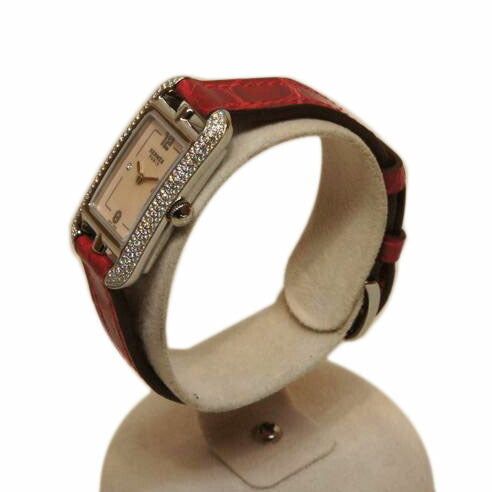 HERMES エルメス/ナンタケットPM/ダイヤ/クロコダイル/SSQZ/NA2.130//374****/Aランク/92