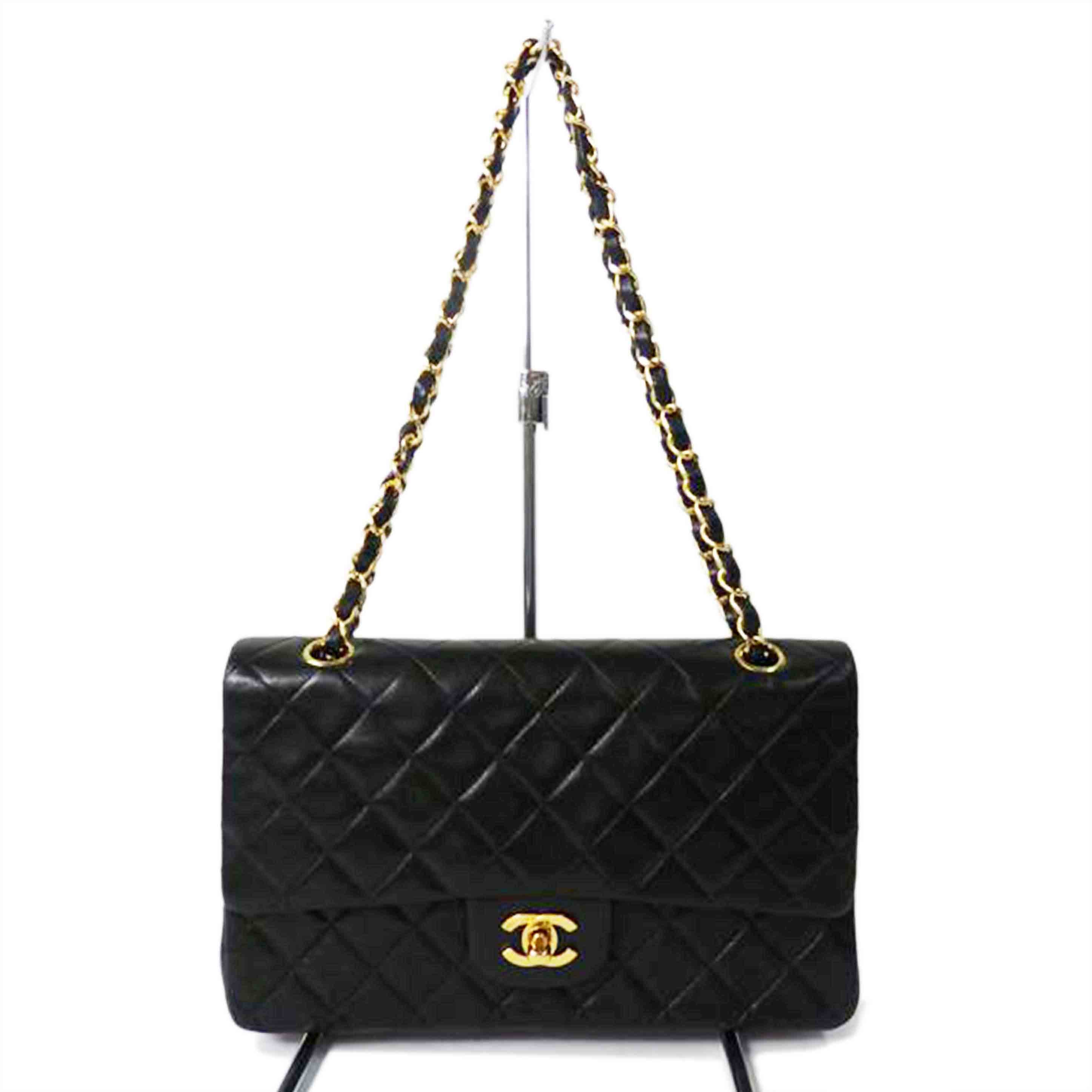 CHANEL シャネル/マトラッセダブルフラップチェーンハンドバッグ/ゴールド金具//418****/ABランク/84