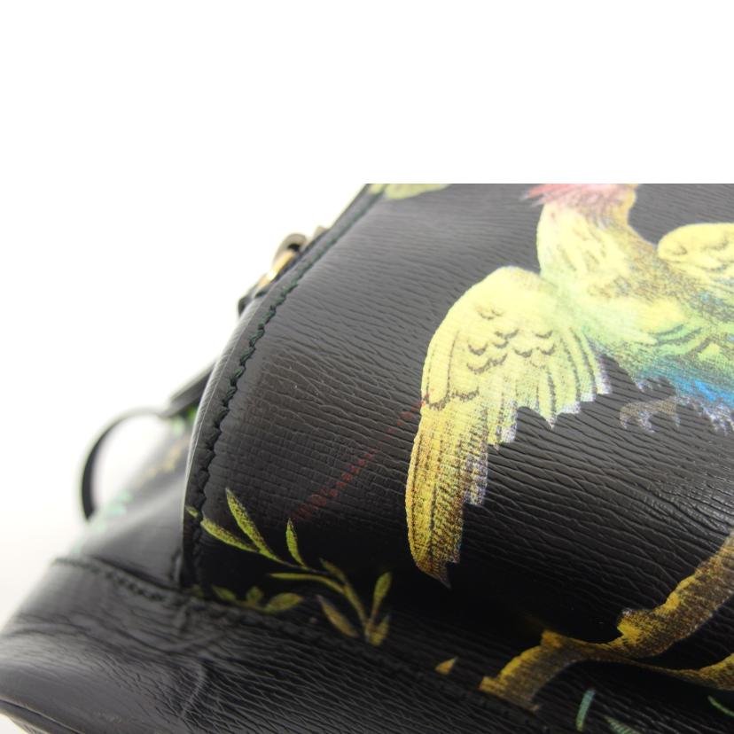 GUCCI グッチ/トロピカルバード/バックパック/406370//493***/Aランク/04