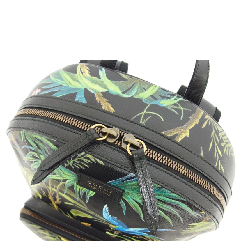 GUCCI グッチ/トロピカルバード/バックパック/406370//493***/Aランク/04