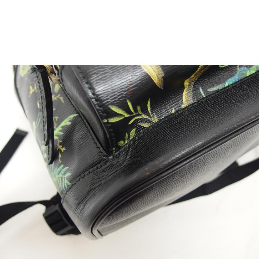 GUCCI グッチ/トロピカルバード/バックパック/406370//493***/Aランク/04