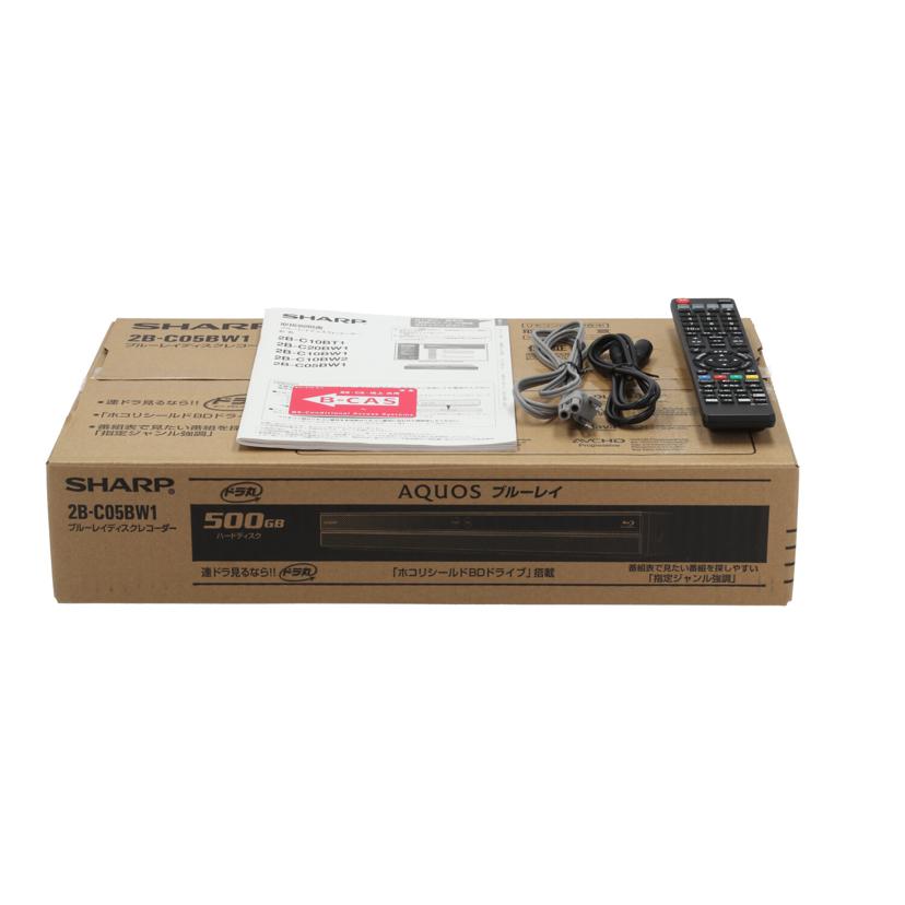 SHARP シャープ/BDレコーダー/2B-C05BW1//9152759/Bランク/84