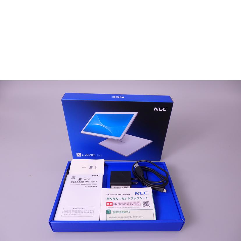 NEC エヌイーシー/タブレット Wi-Fiモデル/PC-TE710KAW//HA13QMGH/Bランク/76