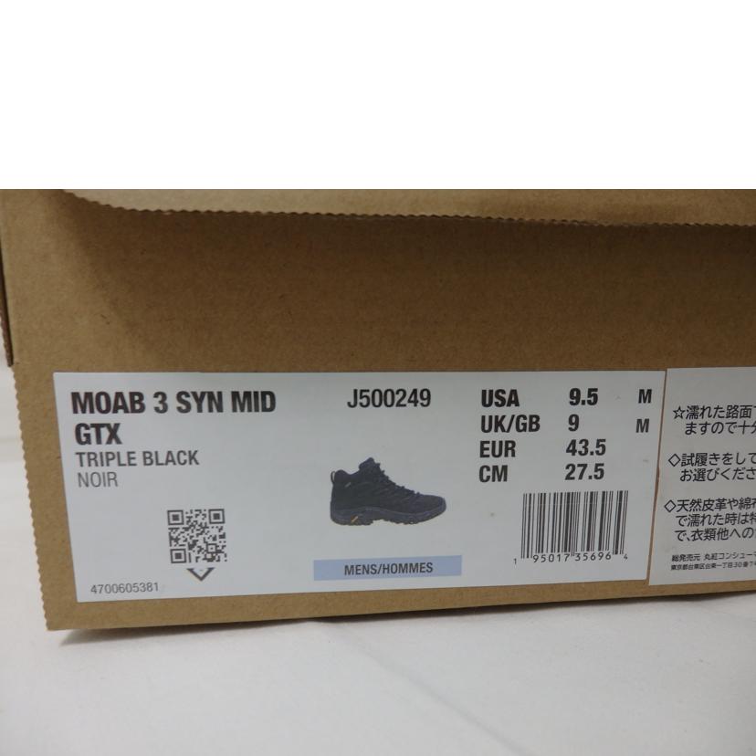 MERRELL メレル/ MERRELL MOAB 3 SYN MID GTX /27.5cm/J500249//Sランク/84
