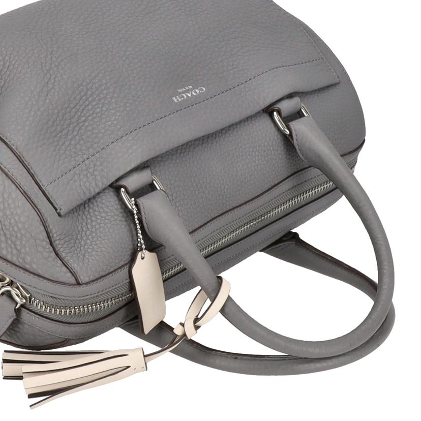 COACH コーチ/コーチ/ヘイリータッセルフリンジミニボストン/グレー/25347//F13**/Aランク/75