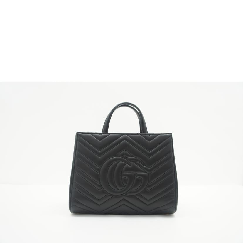 GUCCI グッチ/GGマーモントキルティング2Wayハンド/ブラック/448054//000***/Aランク/75