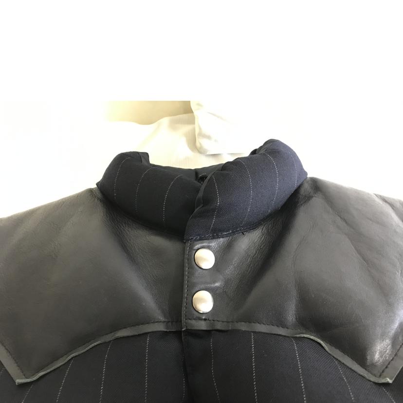 ROCKY MOUNTAIN FEATHER BED ロッキーマウンテンフェザーベッド/レザー切替ダウンベスト/450-452-02//Bランク/51