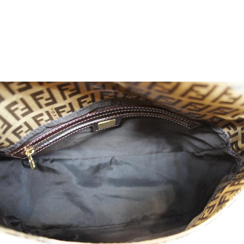 FENDI フェンディ/ズッキーノ柄PVCマンマバケット//Aランク/92