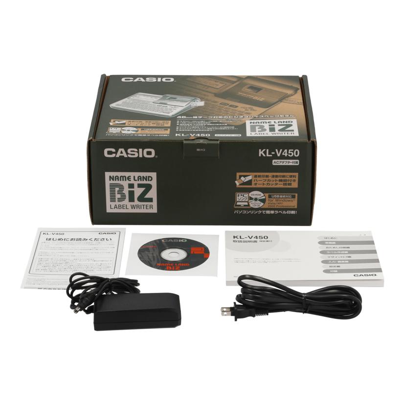 CASIO カシオ/ラベルライター/NAMELAND Biz/KL-V450//089AW39VA017895/Bランク/84