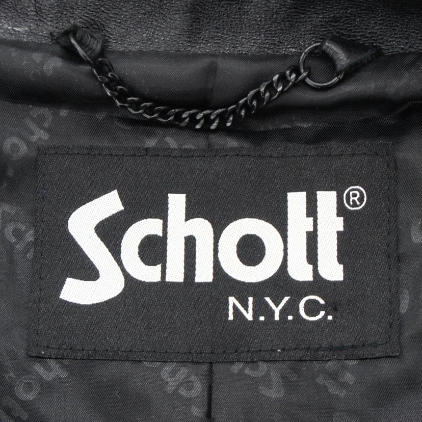 Schott ショット/ダブルブレストライダースジャケット/ラムレザー/3101048//Bランク/05