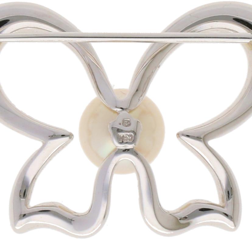 MIKIMOTO ミキモト/K18パールブローチ//ABランク/38