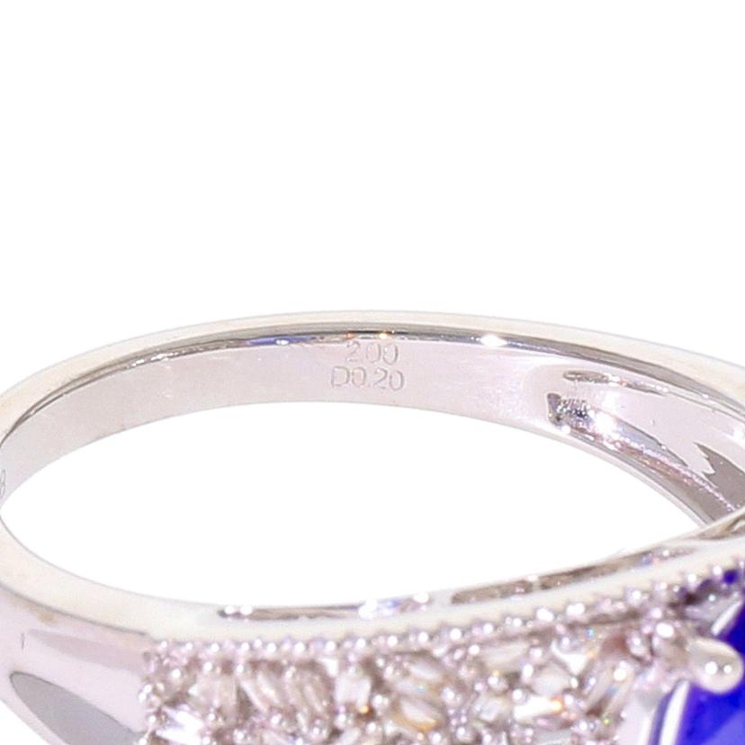 /◎ K18タンザナイトダイヤリング2.00/D0.20ctソ//Aランク/59