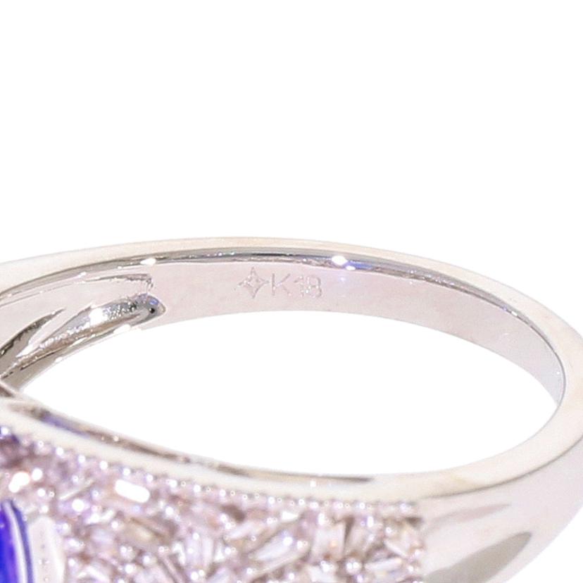 /◎ K18タンザナイトダイヤリング2.00/D0.20ctソ//Aランク/59