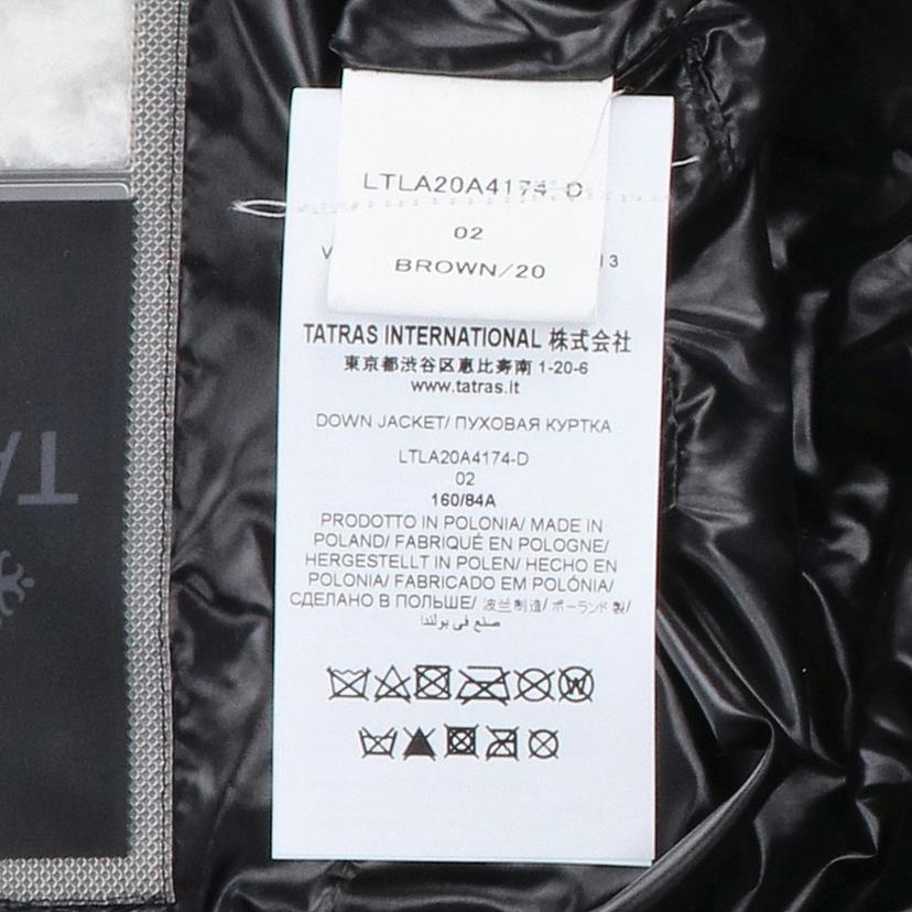 TATRAS タトラス/CHURADA ファーダウンコート/LTLA20A4174S-D//サイズ:02/SAランク/91