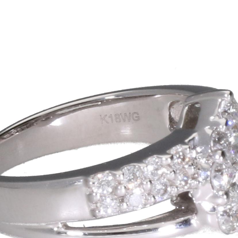 / K18WGダイヤリング1.00ct//ABランク/92