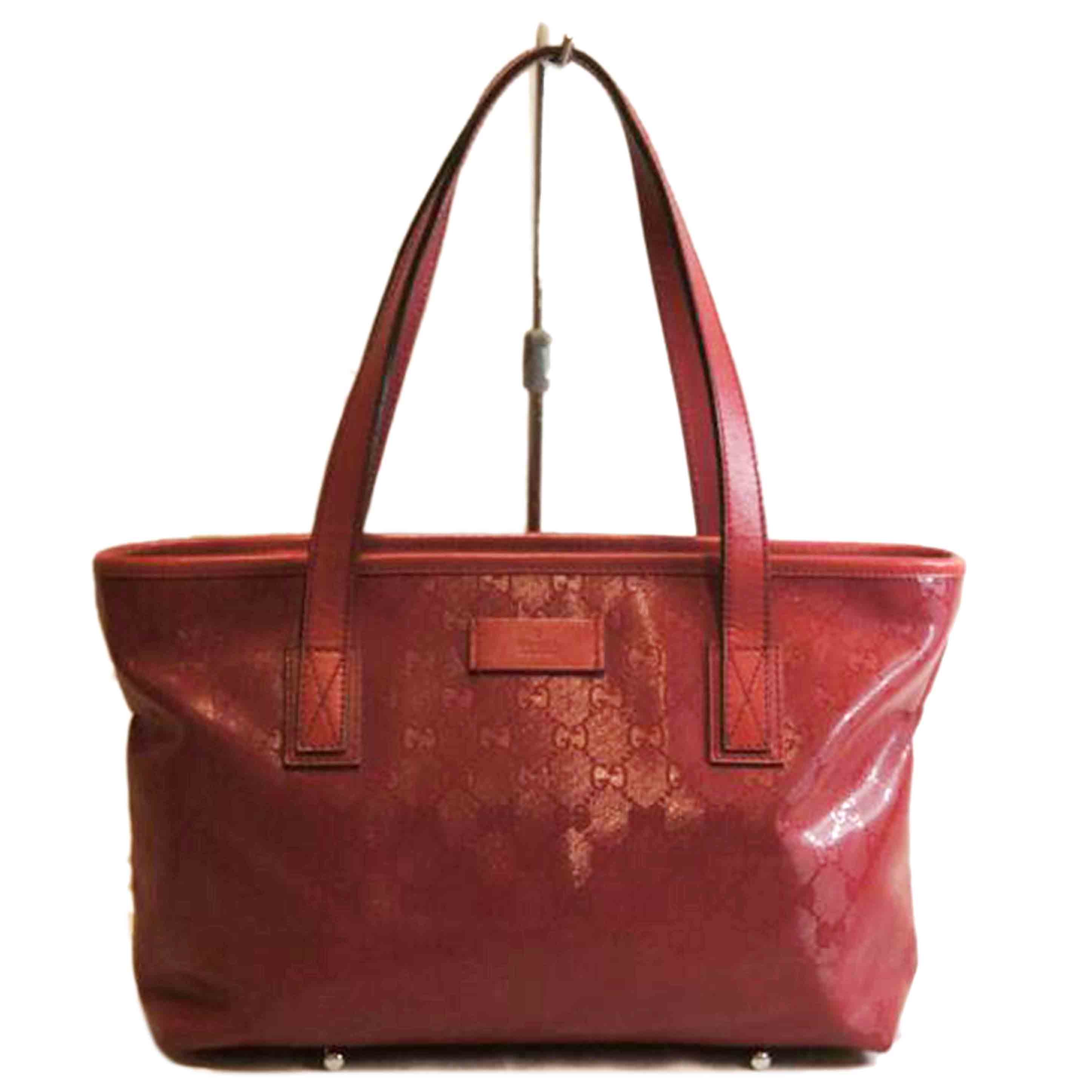 GUCCI レッド ハンドバッグ