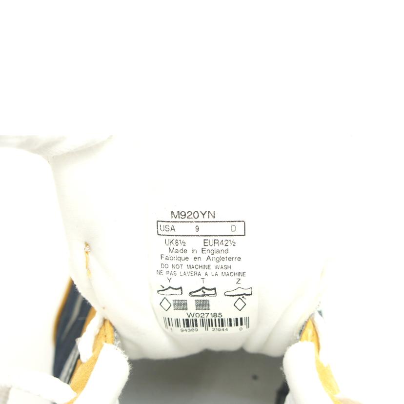 new balance ニューバランス/920メイドインイングランド/マスタードイエロー/M920YN//SAランク/75