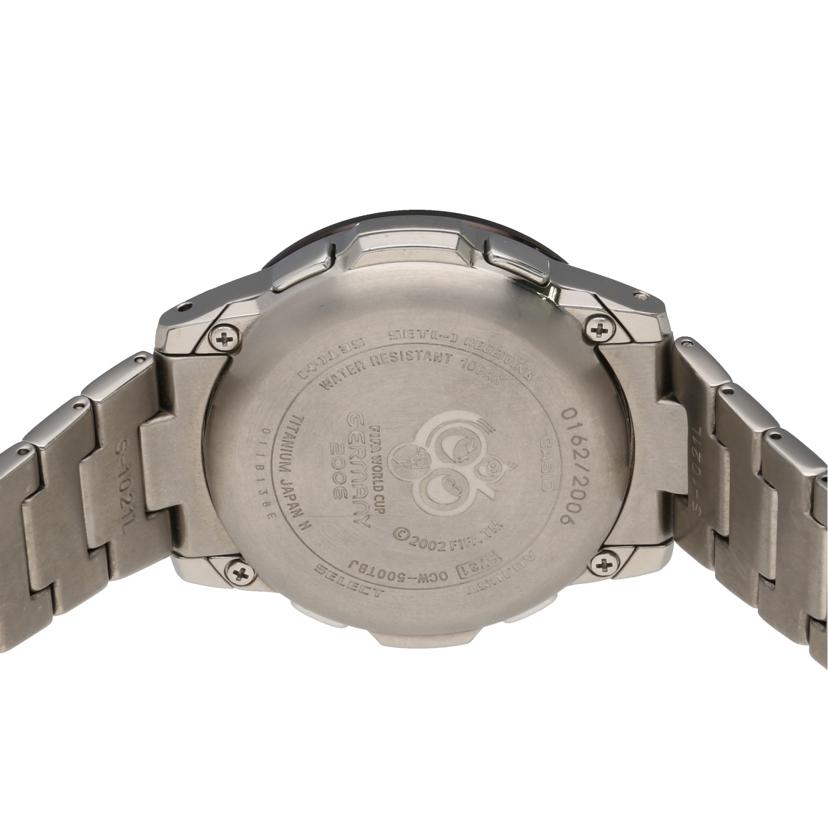 CASIO カシオ/オシアナス/2006 FIFA ワ-ルドカップモデル/電波ソ-ラ-/チタン/OCW-500TBJ-1AJR//011*****/Bランク/40