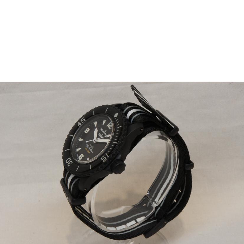 BLANCPAIN×SWATCH/OCEAN OF STORMS バイオセラミックスクーバ/オートマ//Aランク/92