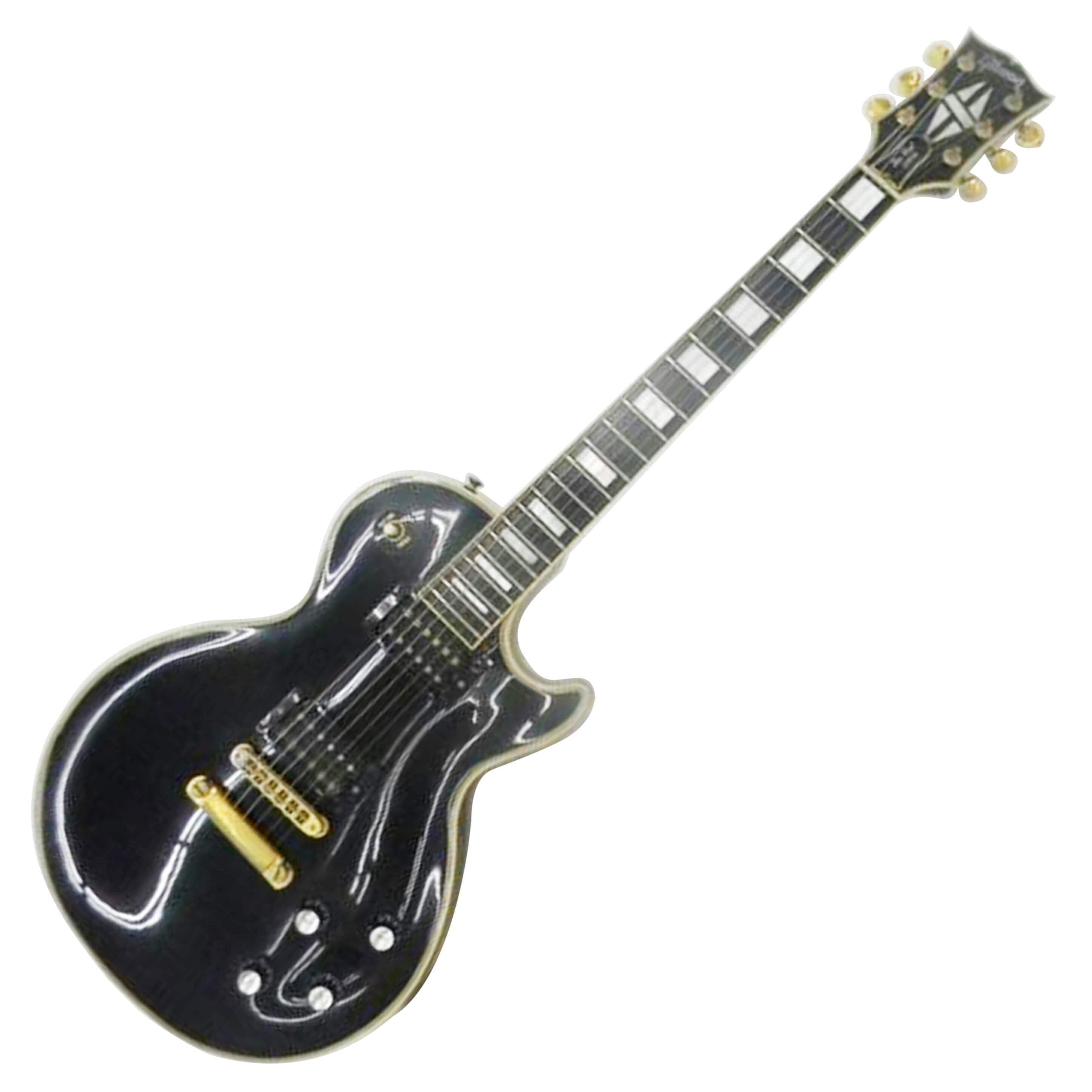 Gibson USA ギブソンUSA/Les Paul custom ebony/LP CST EB//Bランク/75