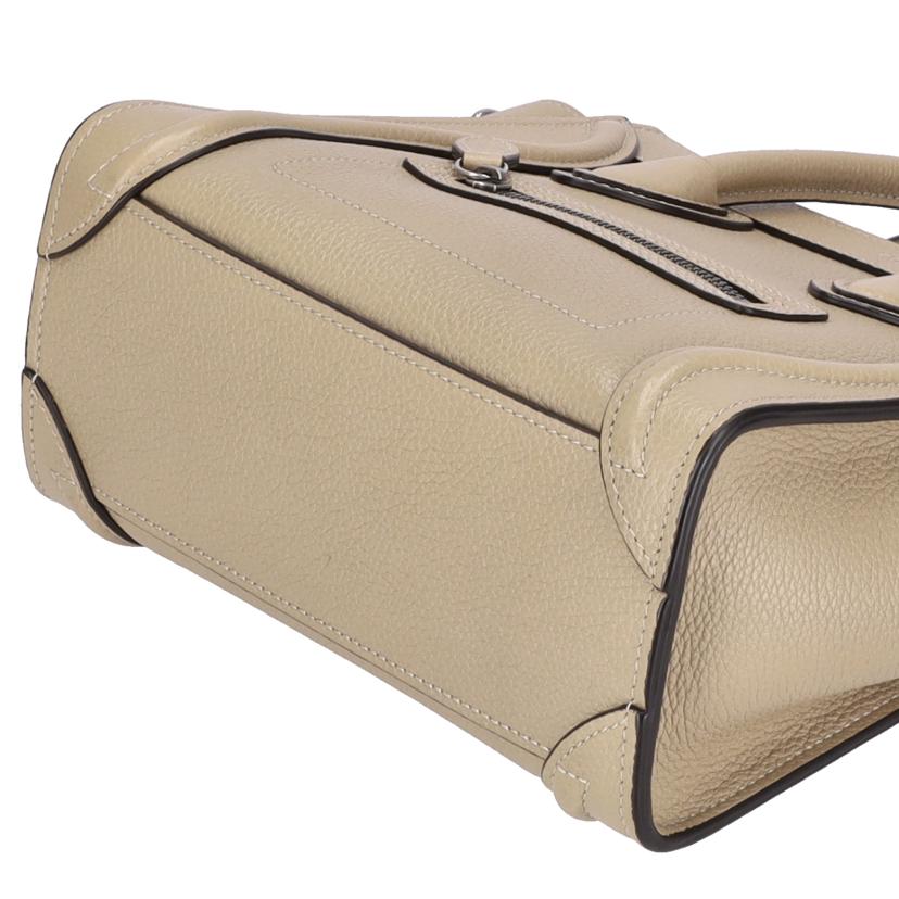 CELINE セリーヌ/ラゲージ/ナノショッパー/ベージュ/189243//F-A****************/Aランク/18