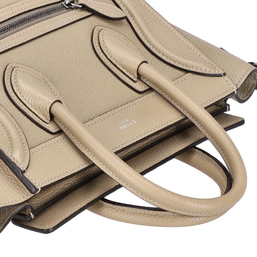 CELINE セリーヌ/ラゲージ/ナノショッパー/ベージュ/189243//F-A****************/Aランク/18