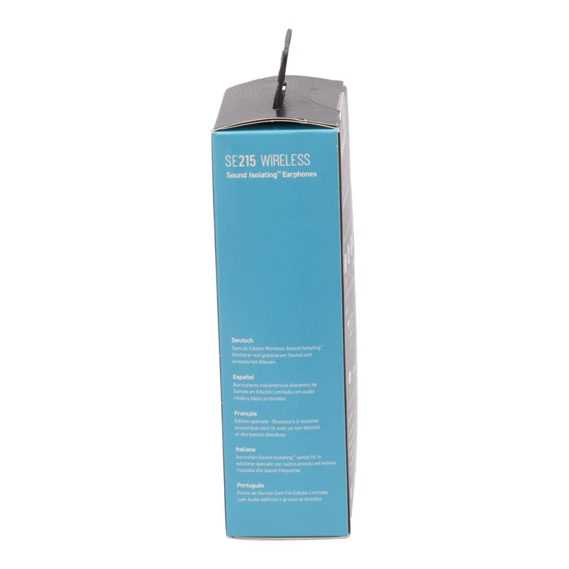SHURE シュアー/ワイヤレスイヤホン/SE215SPEB+BT2A//3SG07949862/Sランク/82