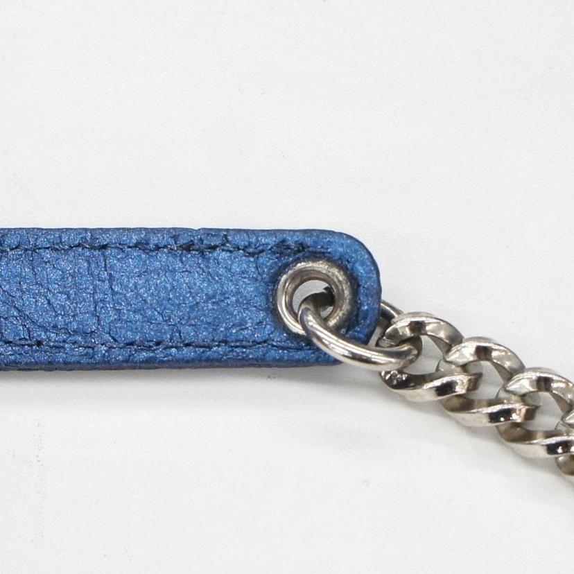 Dior ディオール/カナージュチェーンショルダー/ブルー//12-*******/Aランク/75