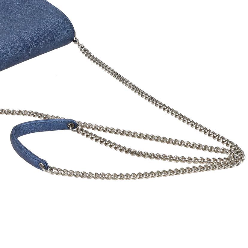 Dior ディオール/カナージュチェーンショルダー/ブルー//12-*******/Aランク/75