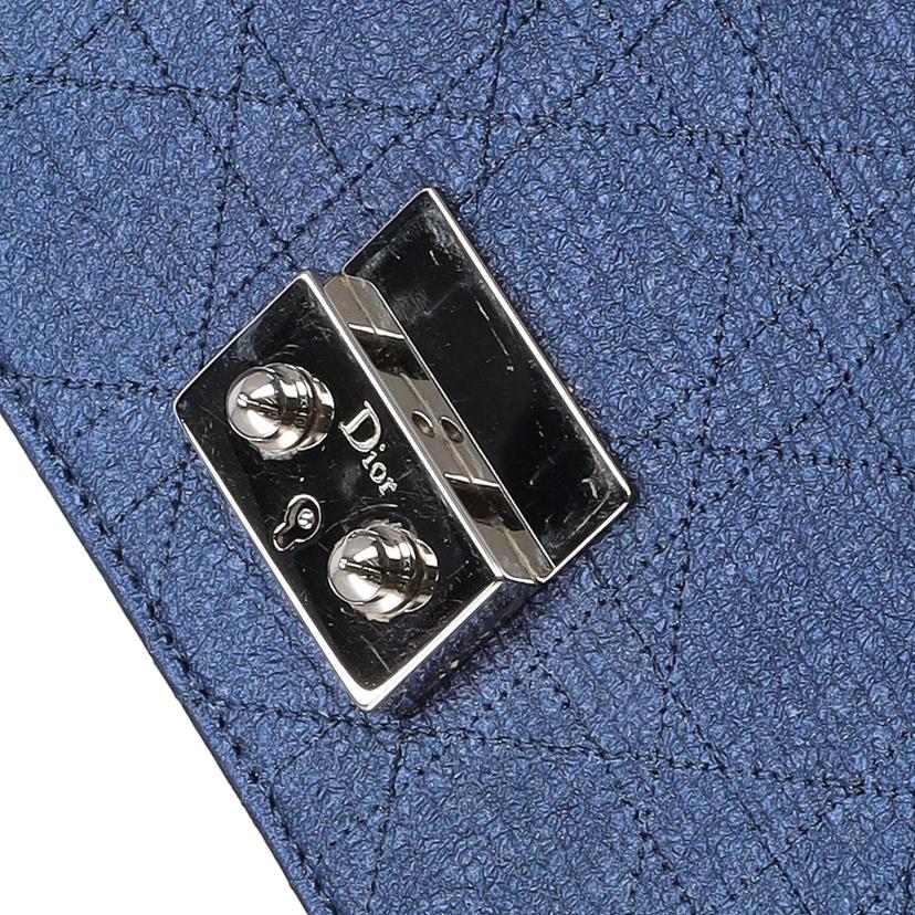 Dior ディオール/カナージュチェーンショルダー/ブルー//12-*******/Aランク/75
