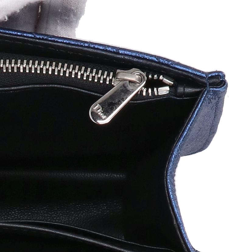 Dior ディオール/カナージュチェーンショルダー/ブルー//12-*******/Aランク/75