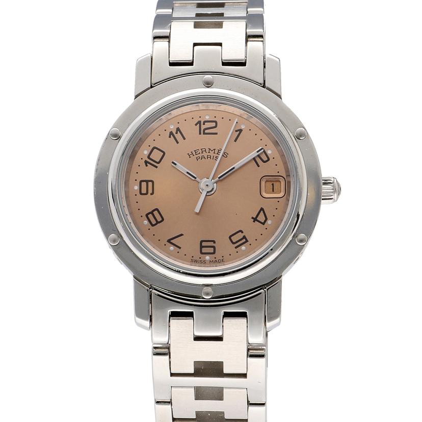 HERMES エルメス/クリッパー・ピンク/レディース/クオーツ/CL4.210//268****/ABランク/78