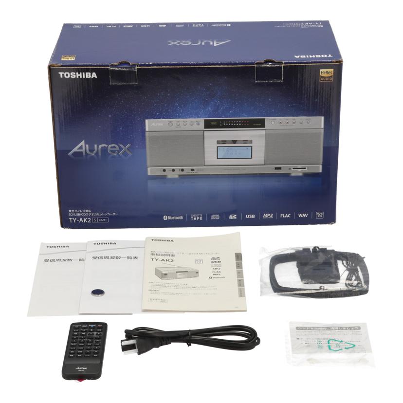 TOSHIBA Aurex 東芝 /CDラジカセ/TY-AK2//210920179S2/Bランク/62