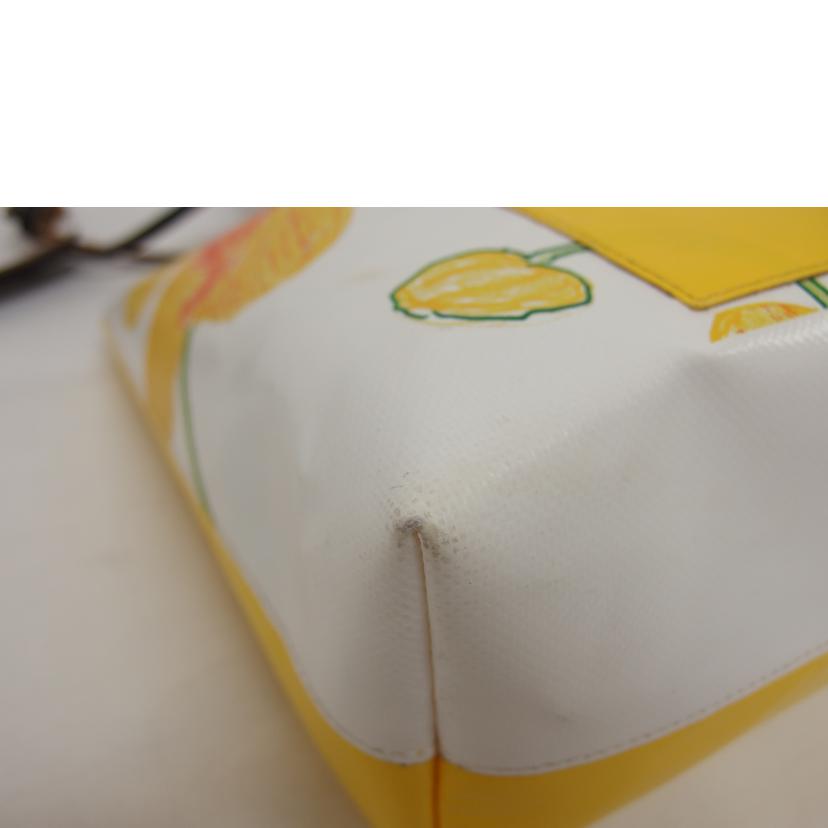 MARNI マルニ/フラワープリント トートバック/イエロー//Bランク/04