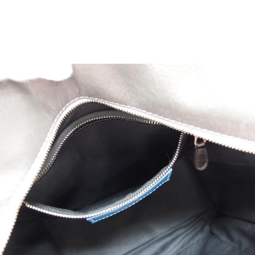BALENCIAGA バレンシアガ/ストライプ/バザールショッパーS/2WAYバッグ/ 443096//568***/Aランク/18