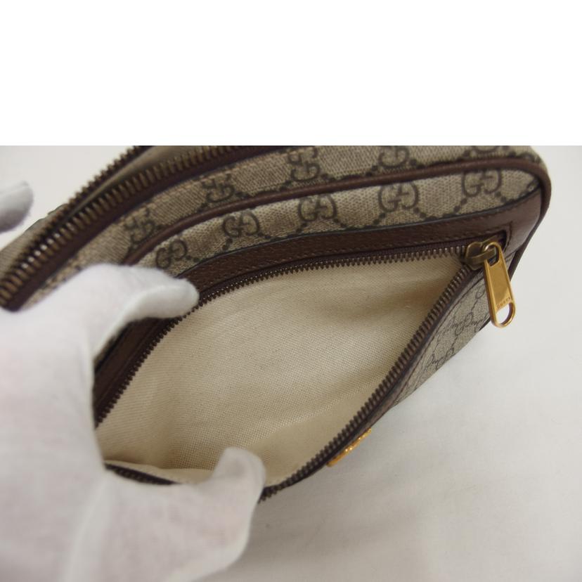 GUCCI グッチ/オフディア/GGベルトバッグ/ベージュ×ブラウン/ 574796//200***/Aランク/18