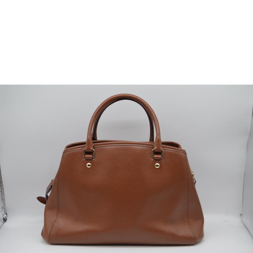 COACH コーチ/ラグジュアリークロスグレイン2wayレザーハンド/F34607//H15**/Aランク/89