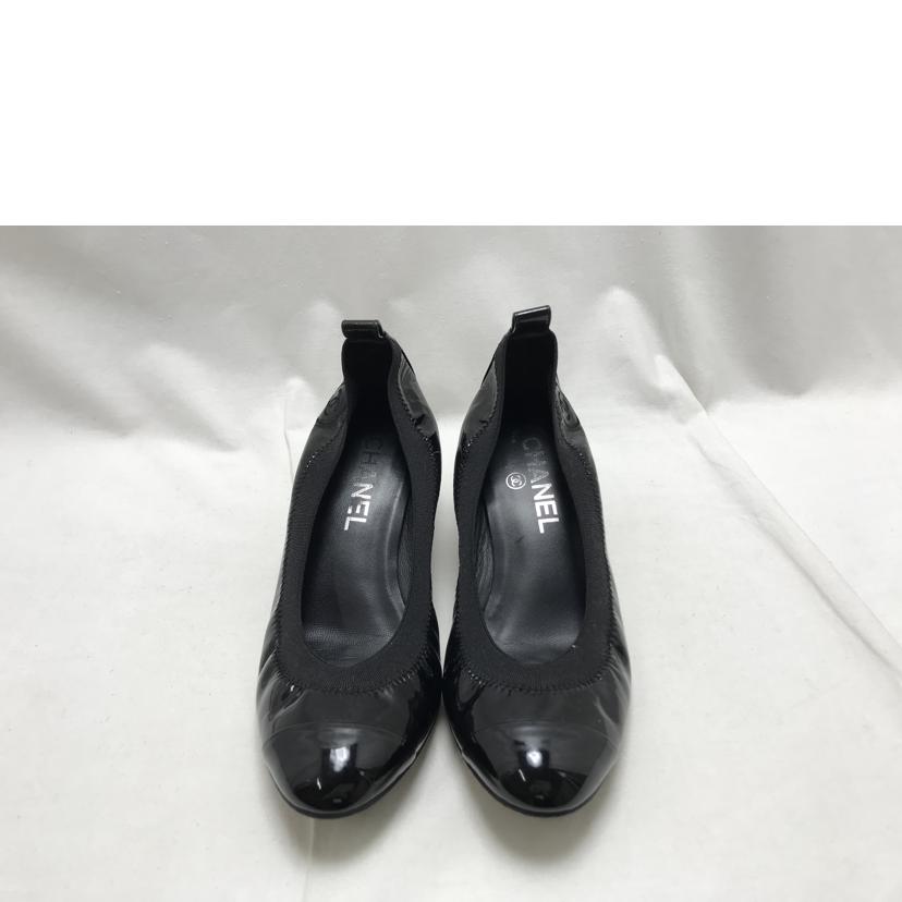 CHANEL シャネル/パンプス チャンキーヒール エナメル/G26643//Bランク/51