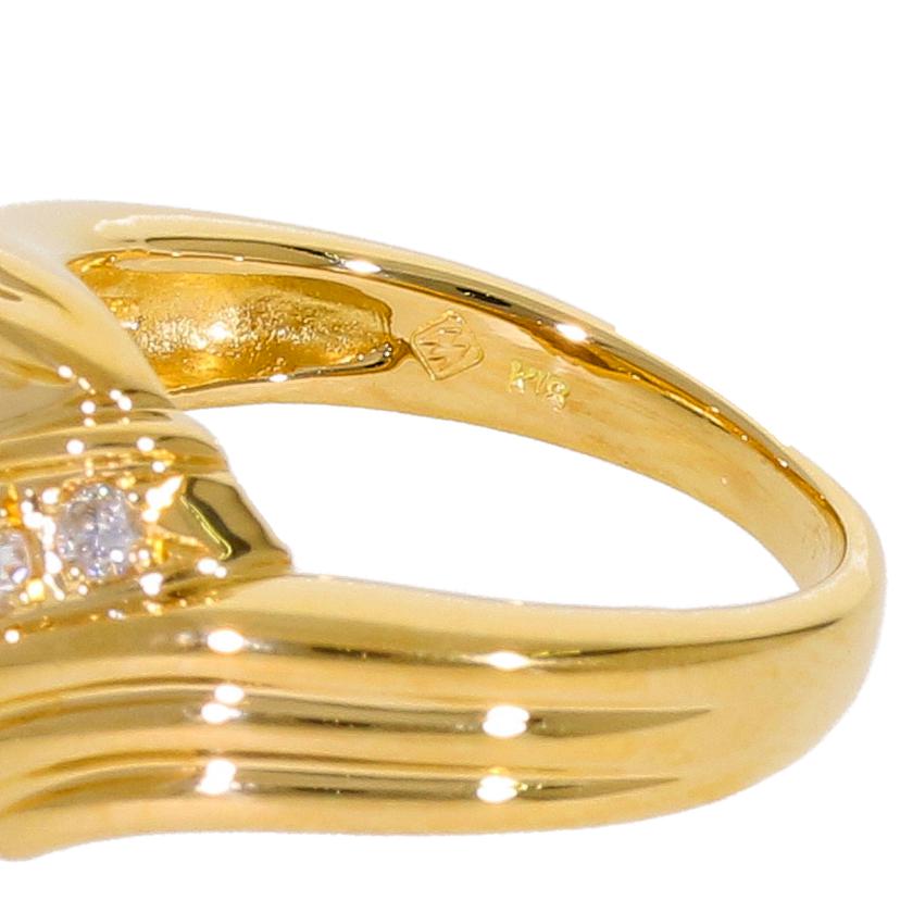 / K18ダイヤリング0.12ct//ABランク/94